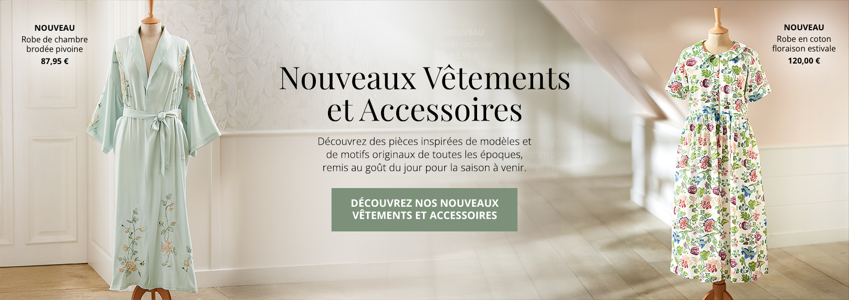 Nouveautés Vêtements et Accessoires