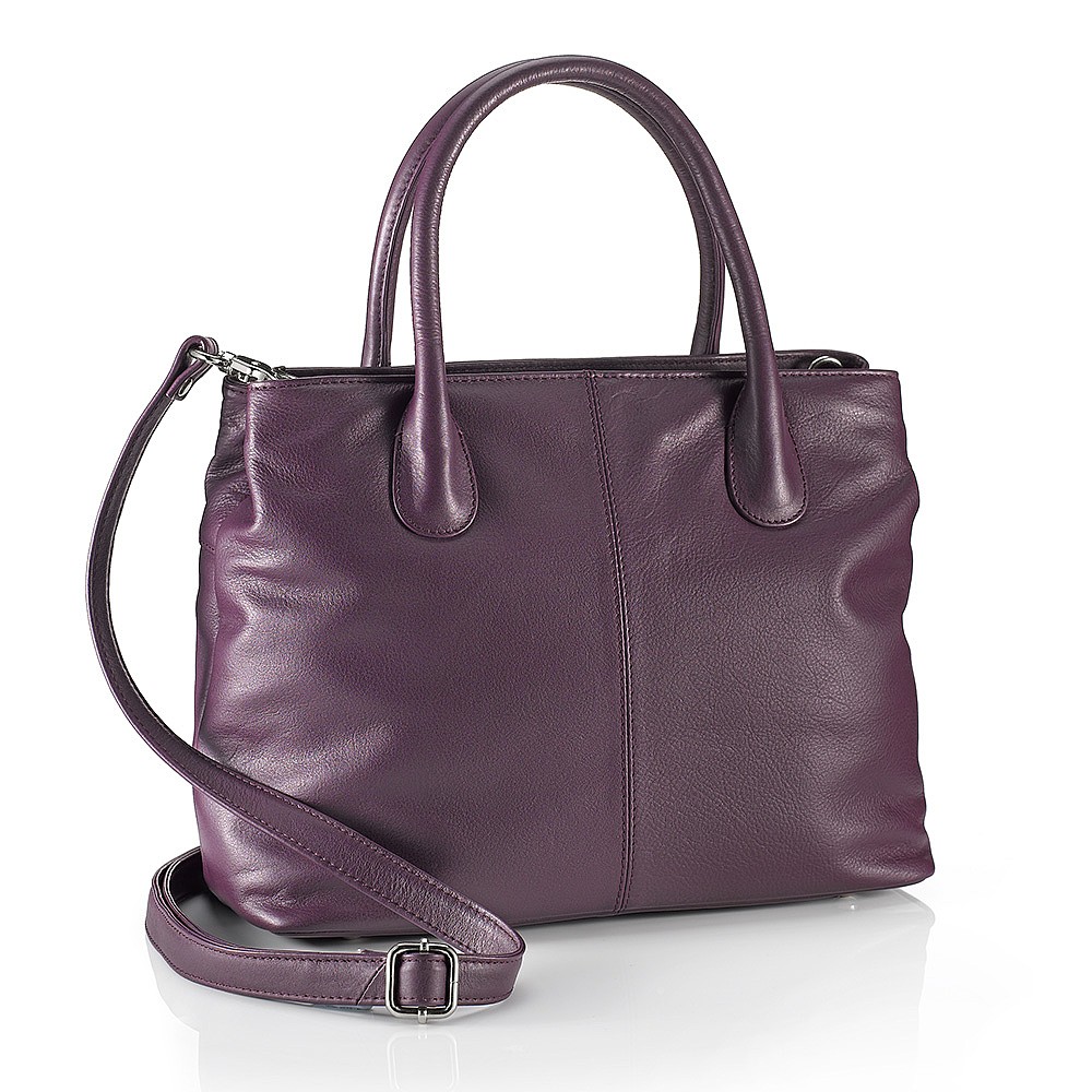 sac prune cuir