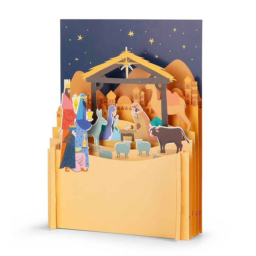 Carte de Noël, carte pop-up, carte pop-up 3D, carte popup, carte