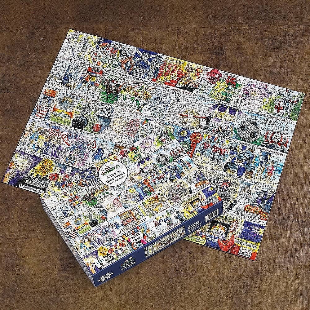 Puzzle Une année en Grande-Bretagne