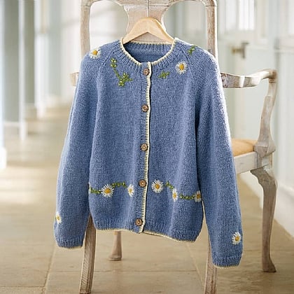 Cardigan margerite